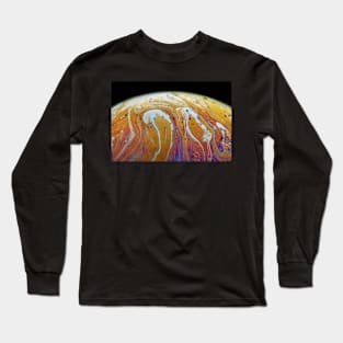 Soap Bubble Close Up Long Sleeve T-Shirt